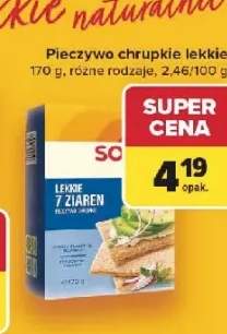 Pieczywo chrupkie lekkie Sonko