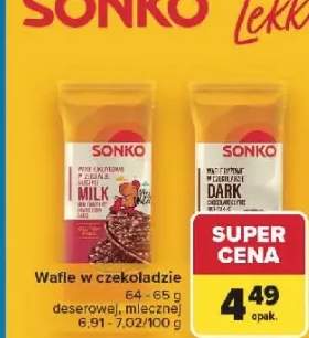 Wafle w czekoladzie Sonko