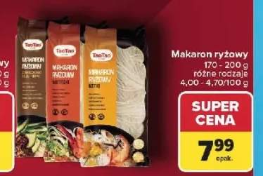 Makaron ryżowy wstążki TaoTao