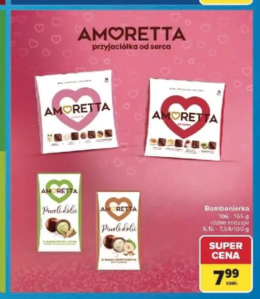 Bombonierka Amoretta Piccoli Dolci Crispy Hazelnut