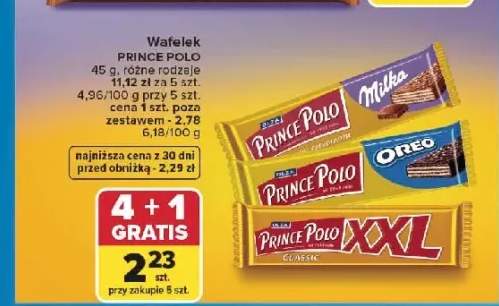 Wafelek Prince Polo Milka