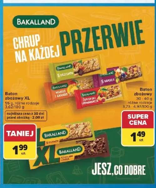 Baton zbożowy Bakalland