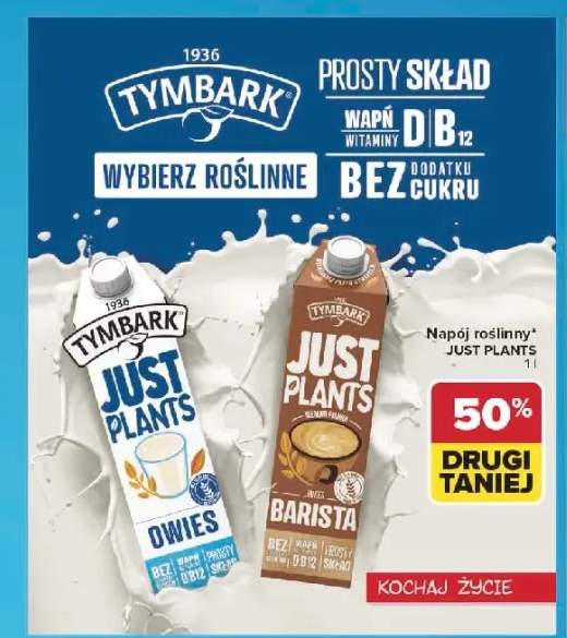 Napój roślinny Tymbark Just Plants Owies