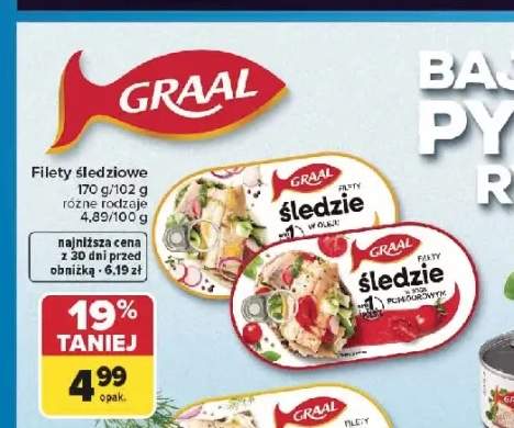 Filety śledziowe Graal w sosie pomidorowym