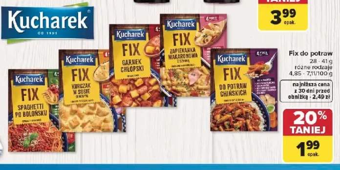 Fix do potraw Kucharek Do potraw chińskich