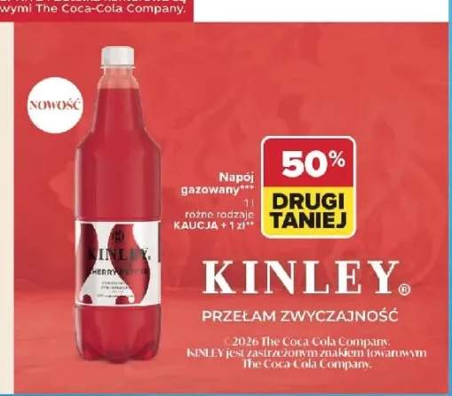 Napój gazowany Kinley Cherry Pepper