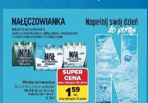 Woda mineralna Nałęczowianka niegazowana