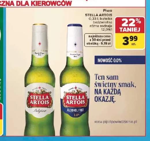 Piwo Stella Artois