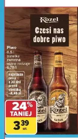 Piwo Kozel Černý