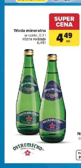 Woda mineralna Ostromecko w szkle 0,7 l