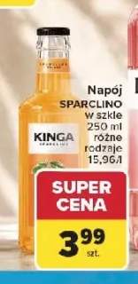 Napój Kinga Sparclino w szkle