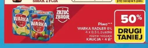 Piwo bezalkoholowe Warka Radler 0% 4-pak