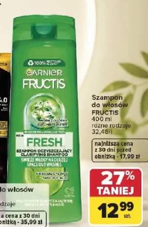 Szampon do włosów Garnier Fructis
