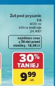 Żel pod prysznic Fa