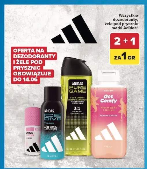 Żel pod prysznic Adidas Pure Game