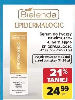 Serum do twarzy nawilżająco-ujędrniające Bielenda Epidermalogic