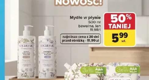 Mydło w płynie Cleanic bawełna