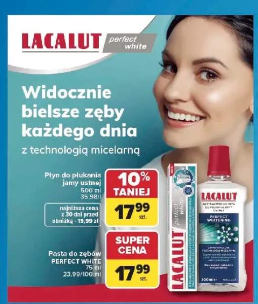 Pasta do zębów Lacalut Perfect White