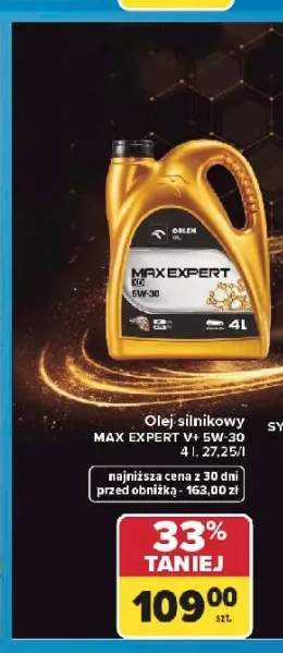 Olej silnikowy Orlen Oil Max Expert V+ 5W-30