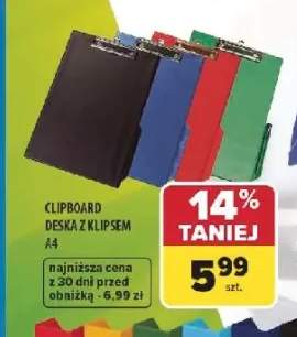 Clipboard deska z klipsem A4 Q-Connect