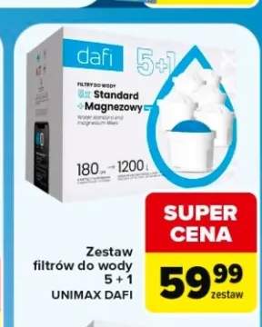 Zestaw filtrów do wody Dafi Unimax 5+1