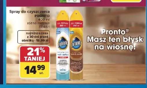 Spray do czyszczenia Pronto