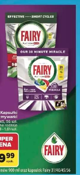 Kapsułki do zmywarki Fairy Platinum Plus
