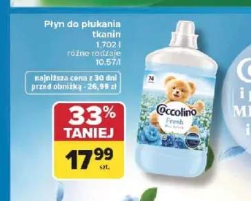 Płyn do płukania tkanin Coccolino