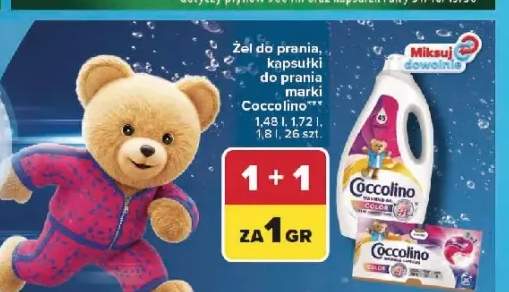 Żel lub kapsułki do prania Coccolino
