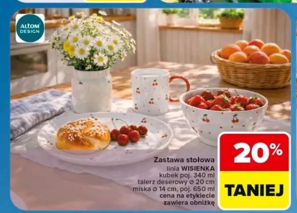 Zastawa stołowa Altom Wisienka