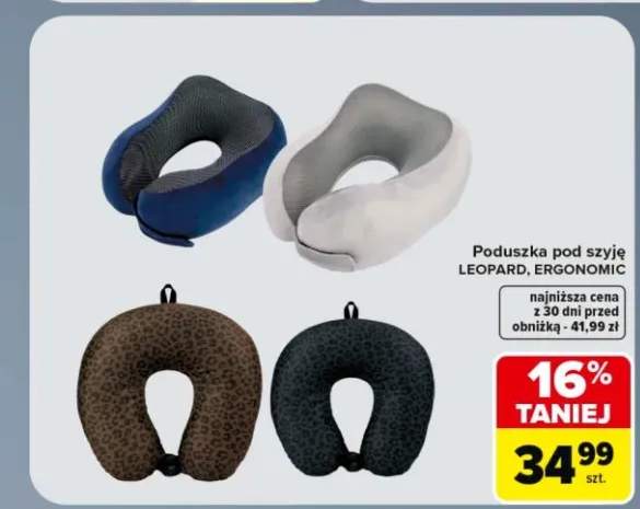 Poduszka pod szyję Leopard Ergonomic