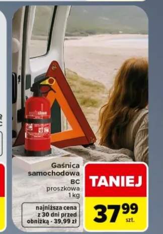 Gaśnica samochodowa BC proszkowa