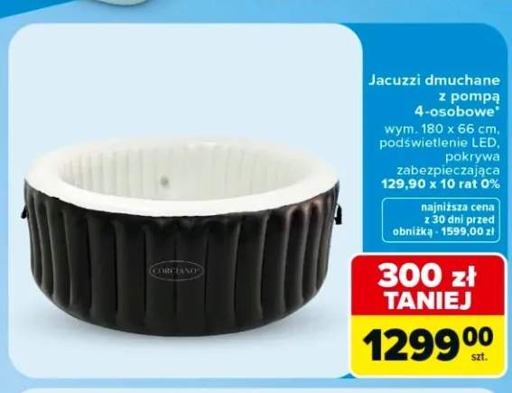 Jacuzzi dmuchane z pompą 4-osobowe Corciano