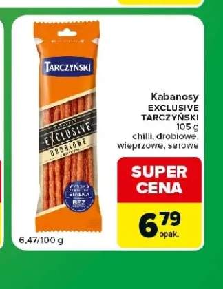 Kabanosy Exclusive Tarczyński wieprzowe
