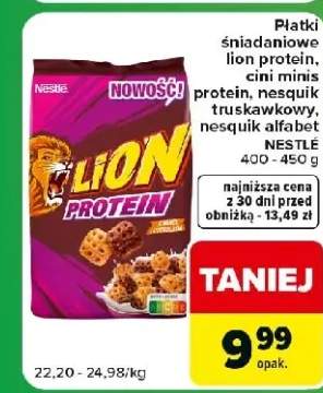Płatki śniadaniowe Cini Minis Protein Nestlé