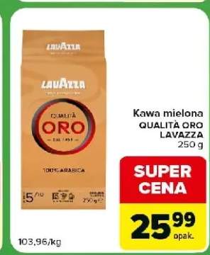 Kawa mielona Qualità Oro Lavazza