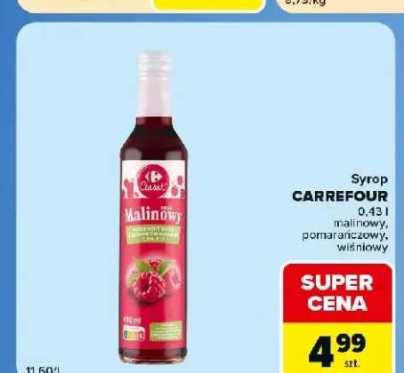 Syrop Carrefour wiśniowy