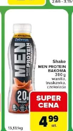 Shake proteinowy Men Protein Bakoma wanilia