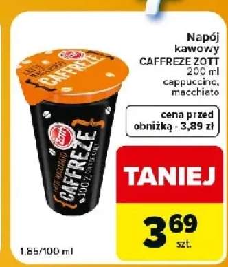 Napój kawowy Caffreze Cappuccino Zott