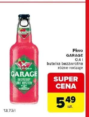 Piwo Garage Raspberry & Lime Mystery