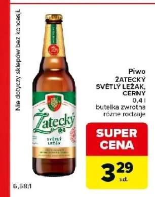 Piwo Žatecký Černý