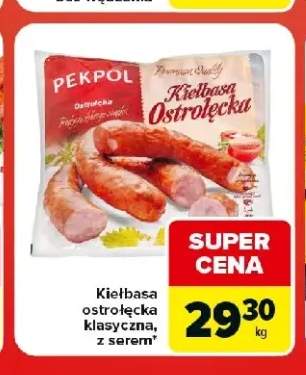Kiełbasa ostrołęcka z serem Pekpol