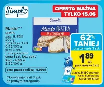 Masło Ekstra Simpl