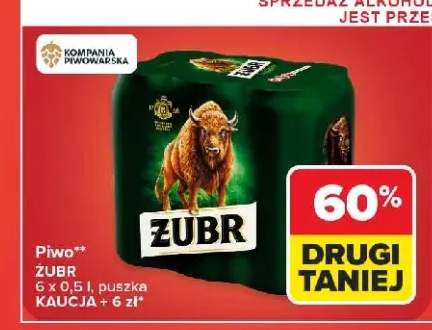 Piwo Żubr 6-pak 500 ml