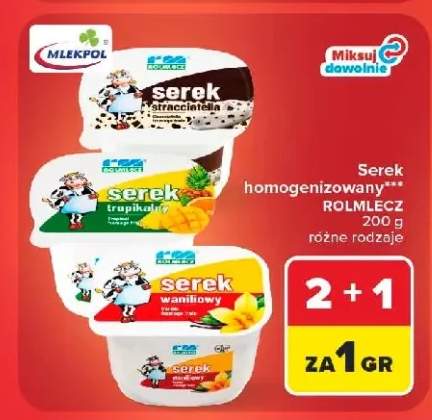 Serek homogenizowany Rolmlecz