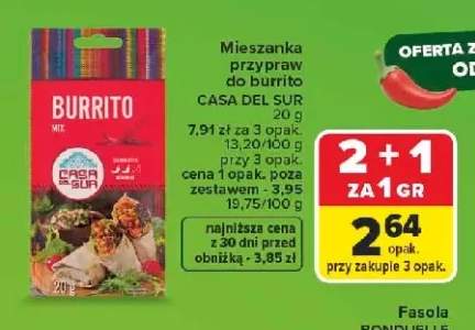 Mieszanka przypraw do burrito Casa Del Sur