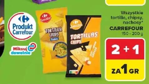 Tortille chipsy i nachosy Carrefour