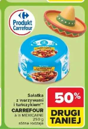 Sałatka z warzywami i tuńczykiem Carrefour à la Mexicaine