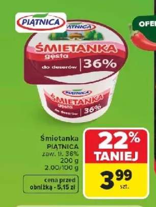 Śmietanka Piątnica 36%