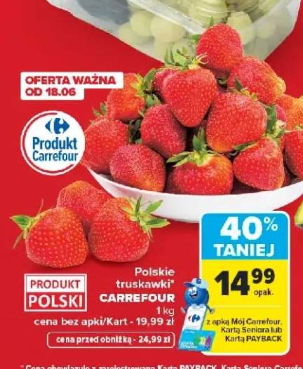 Truskawki polskie Carrefour